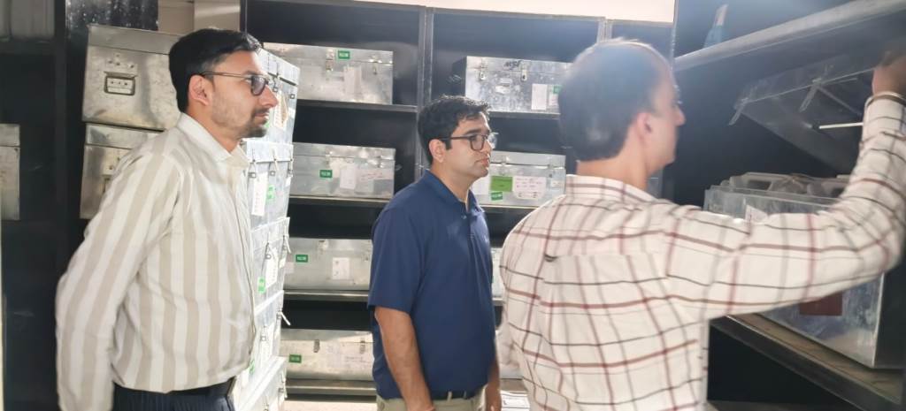 ADC Inspects Warehouse Housing EVMVVPAT Machines
